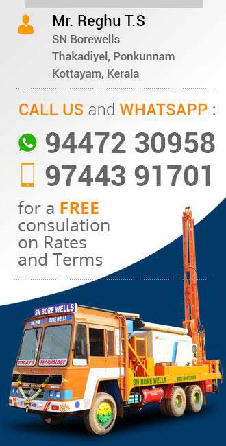 SN Borewells : Affordable Borewell Drilling Services Kottayam Dist, Kerala